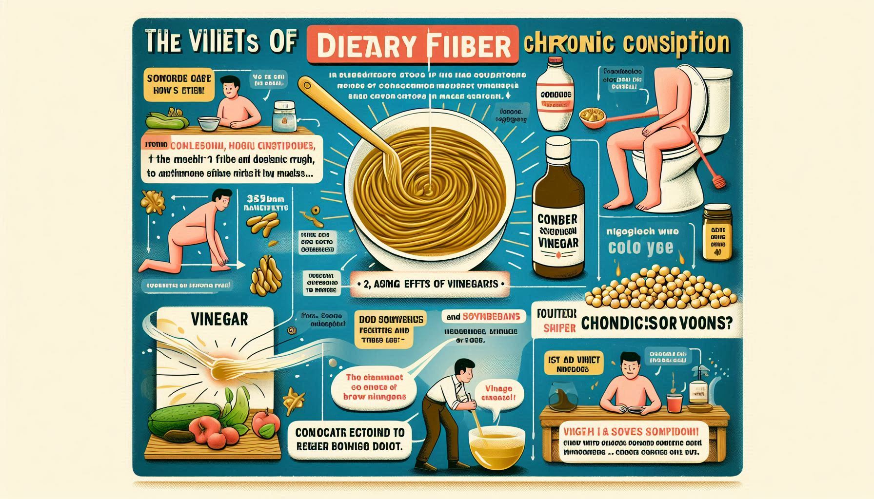お酢で頑固な便秘を解消
