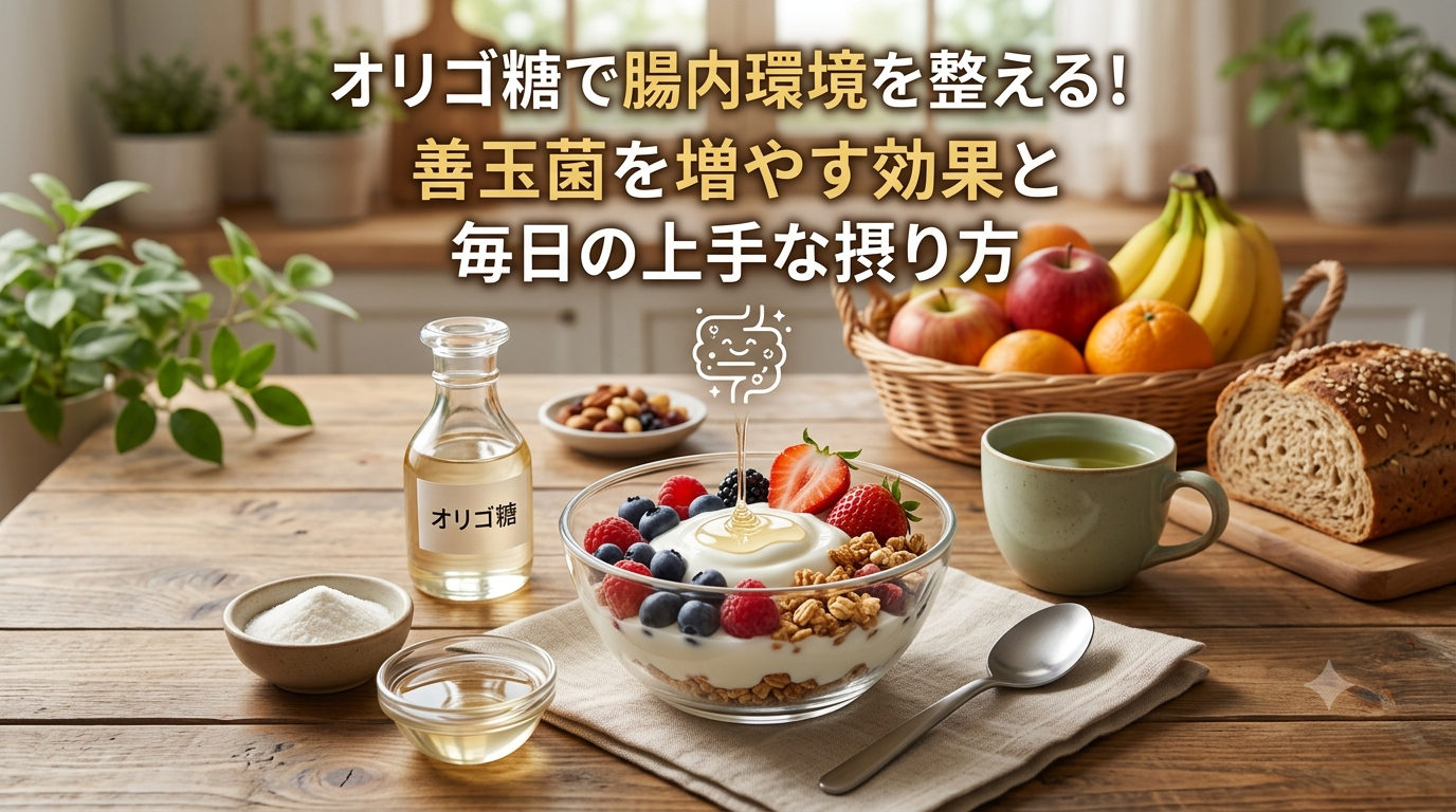 オリゴ糖で腸内環境を整える！善玉菌を増やす効果と毎日の上手な摂り方